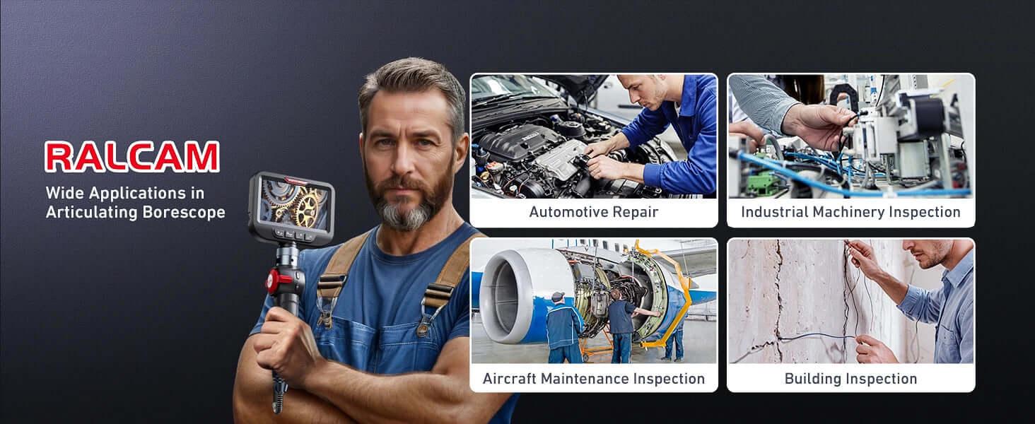 Ralcam borescope in real-world inspection – engine, AC, or pipe diagnostics