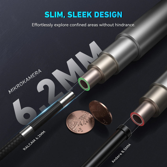 Endoscope Automotive – Ralcam R406S | 6.2mm Flexible Engine Inspection