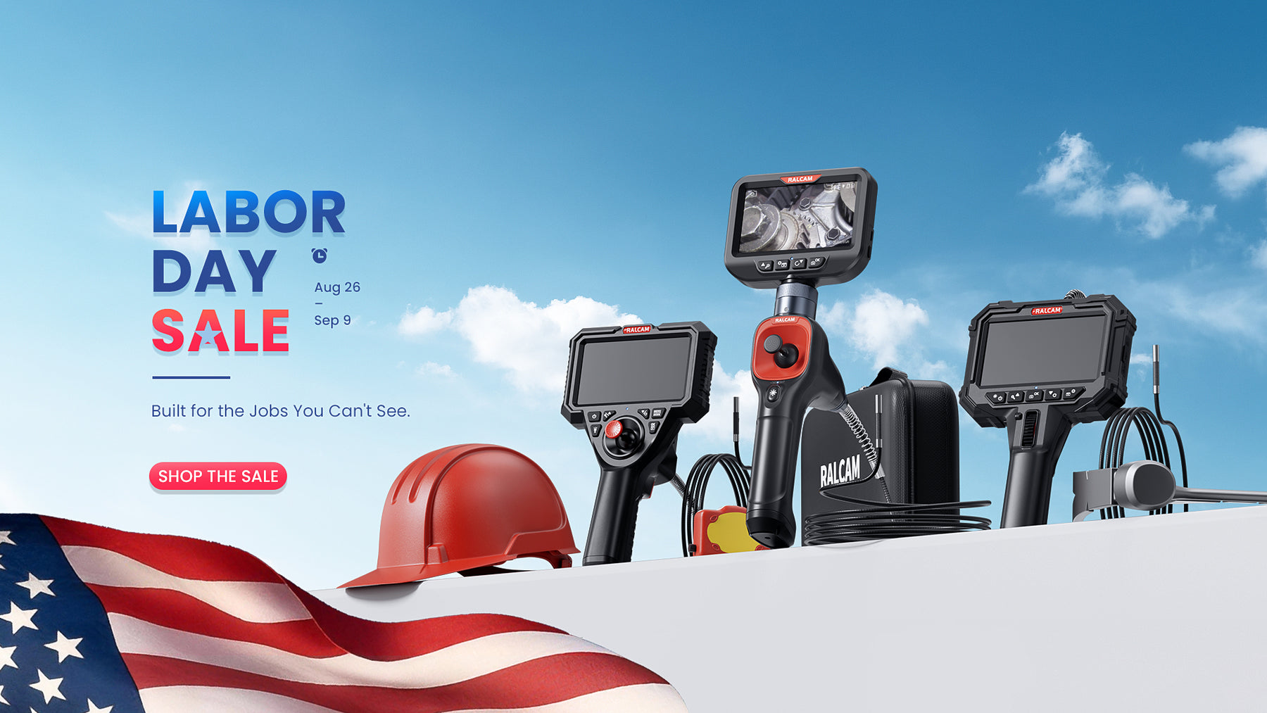 Ralcam Labor Day Sale - borescopes and inspection cameras