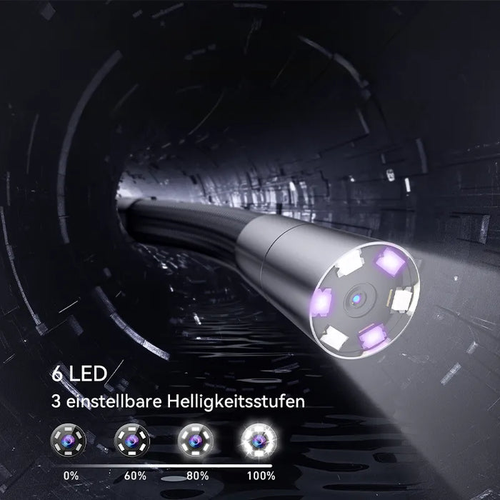 UV Crack Detection Borescope – Ralcam M608U 4-Way Articulating