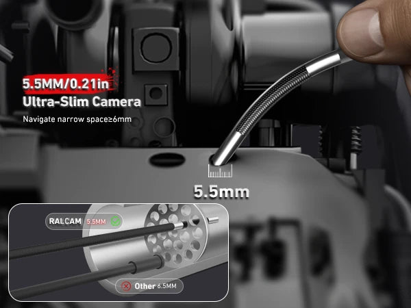 5,5 mm ultraflache Kamera für den Zugang in engen Räumen