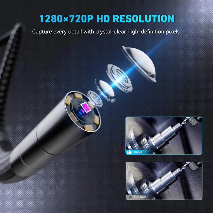 Ralcam R406S 2-Wege-Gelenk-Endoskop mit 4,3-Zoll-Bildschirm