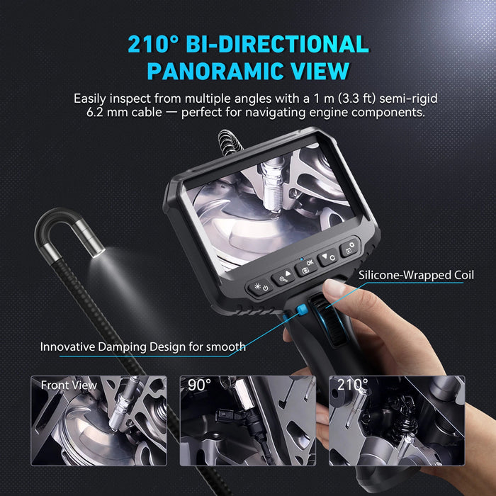 Ralcam R406S 2-Wege-Gelenk-Endoskop mit 4,3-Zoll-Bildschirm