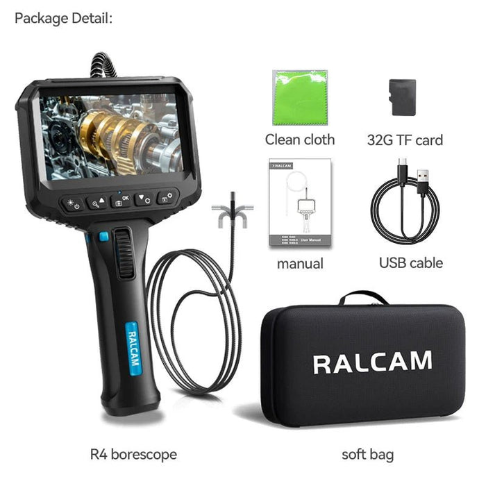 Ralcam R406S 2-Wege-Gelenk-Endoskop mit 4,3-Zoll-Bildschirm
